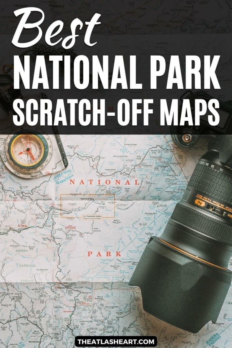 Best National Park Scratch-Off Maps Pin