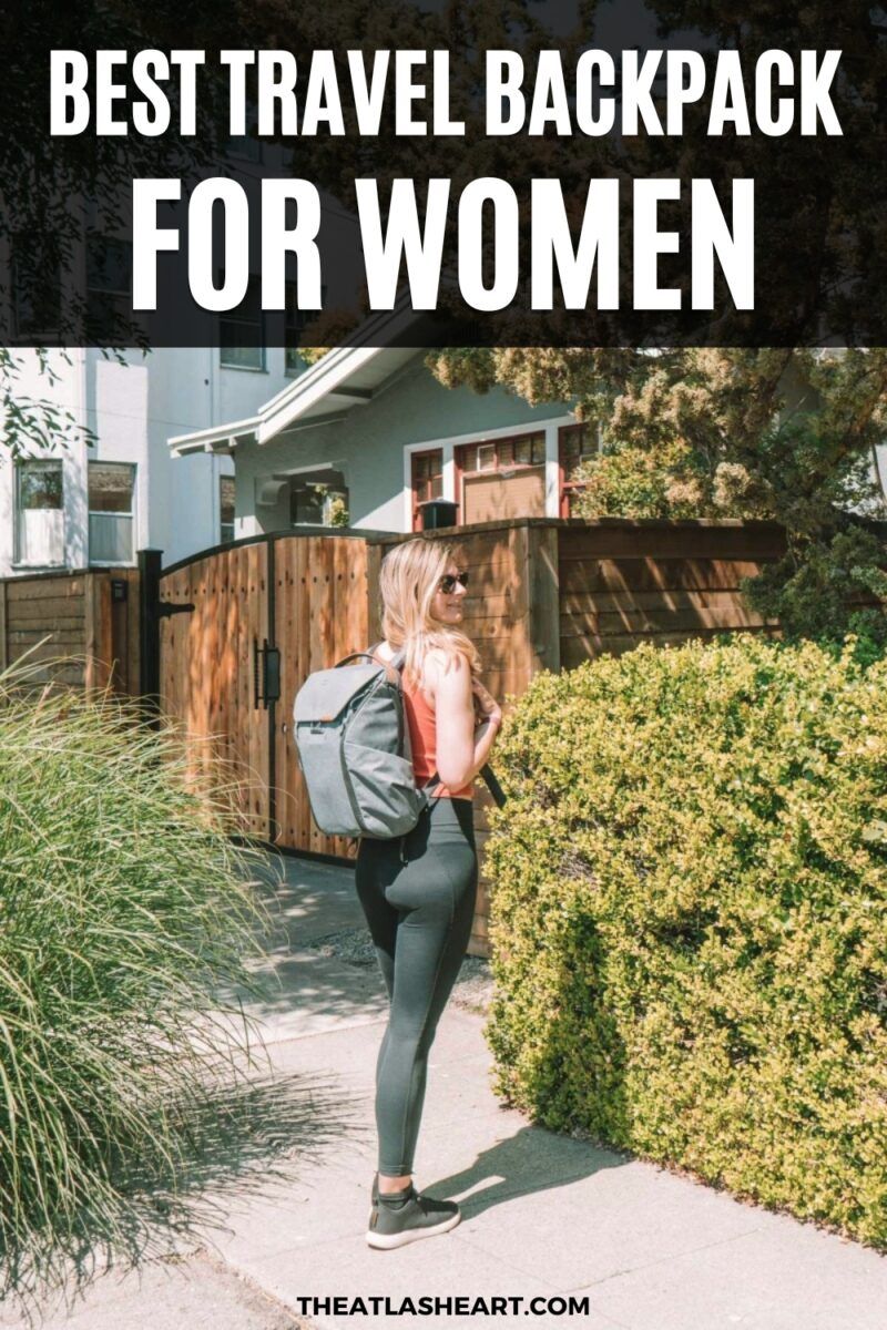 Best Travel Backpack for Women Pin