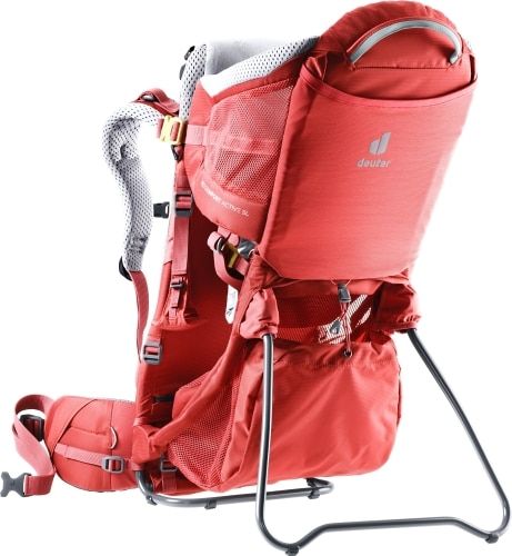 Product image for the Deuter Kid Comfort Active SL Child Carrier–Women's in red.
