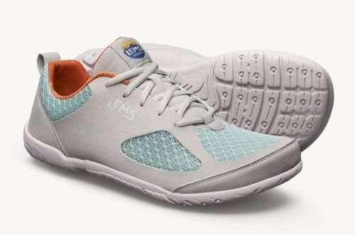 Product image for the Lems Women's Primal 2 sneakers in blue and white.