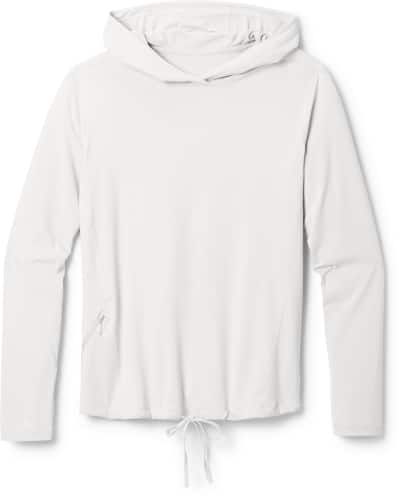 Product image for the Mountain Hardwear Crater Lake Hoodie in white.