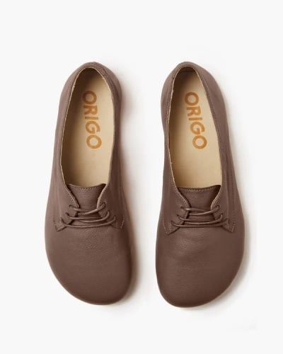 Product image for the Origo New Derby Women's Shoes in Natural Leather.