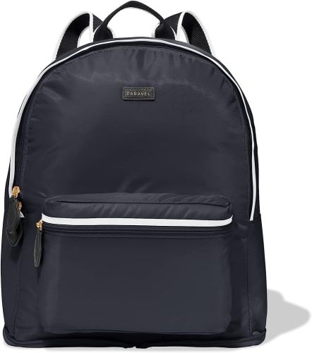 Product photo for the PARAVEL Fold-Up Travel Backpack in black.