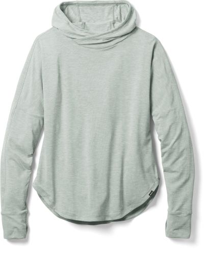Product image for the REI Co-op Sahara Shade Hoodie in light grey.