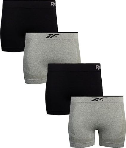 Product image for the Reebok Women's Underwear in black and grey.