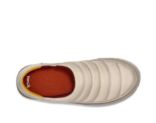 Product image for the Sanuk Puffy Chiller Low Sneakers in white.
