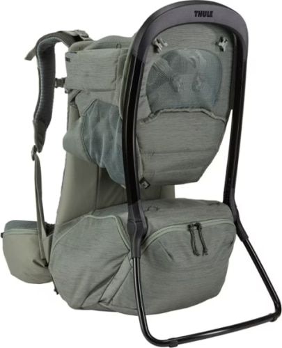Product image for the Thule Sapling Child Carrier in grey.