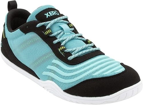 Product image for the Xero Shoes Women’s 360 Cross Training Shoes in black and aqua.