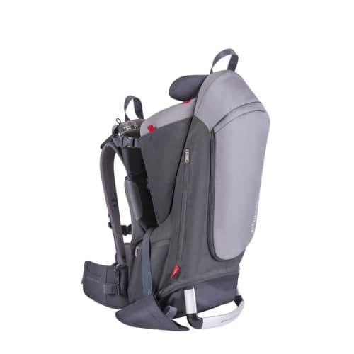 Product image for the phil&teds Escape Child Carrier Frame Backpack in grey.