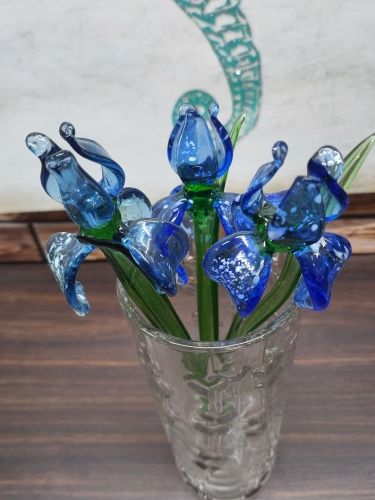 Product image for the Iris Stemmed Flowers.