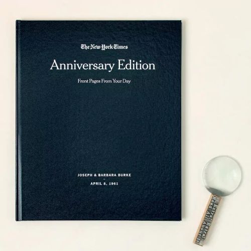 Product image for the New York Times Custom Anniversary Book.