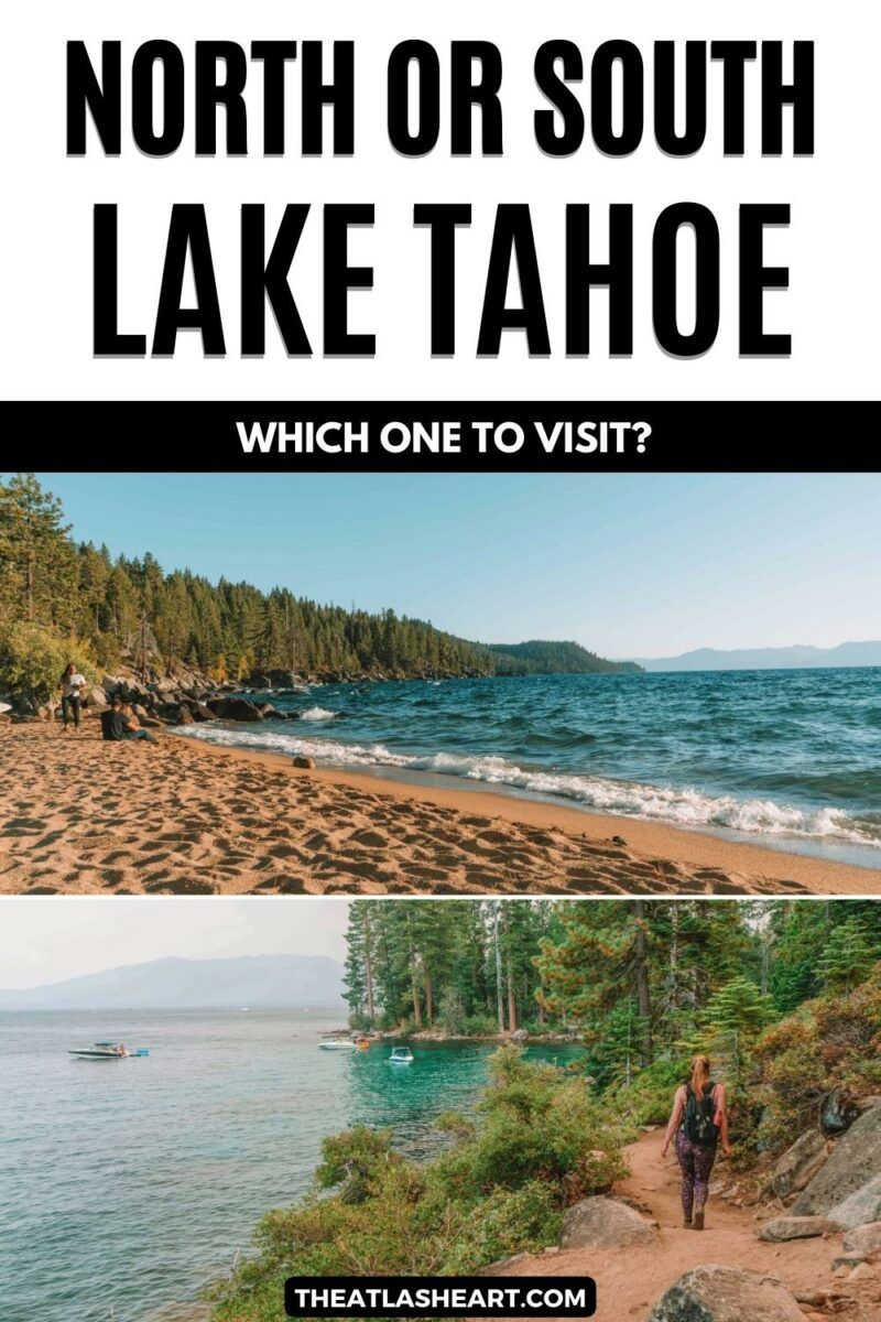 North or South Lake Tahoe Pin