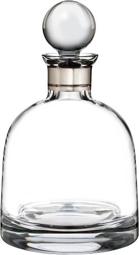 Product image for the Silver Rim Decanter.
