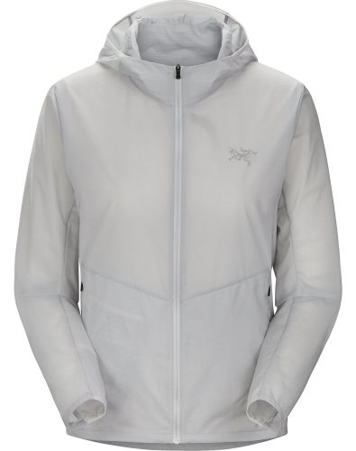 Product image for the Incendro Airshell Hoody in white.