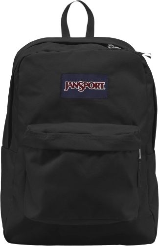 Product image for the Jansport SuperBreak One Backpack in black.