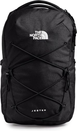 Product image for the The North Face Jester backpack in black.