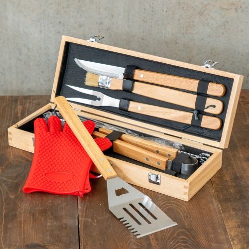 Product photo for the Wood BBQ Tools.