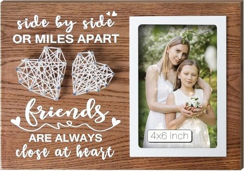 Wooden Friends Picture Frame