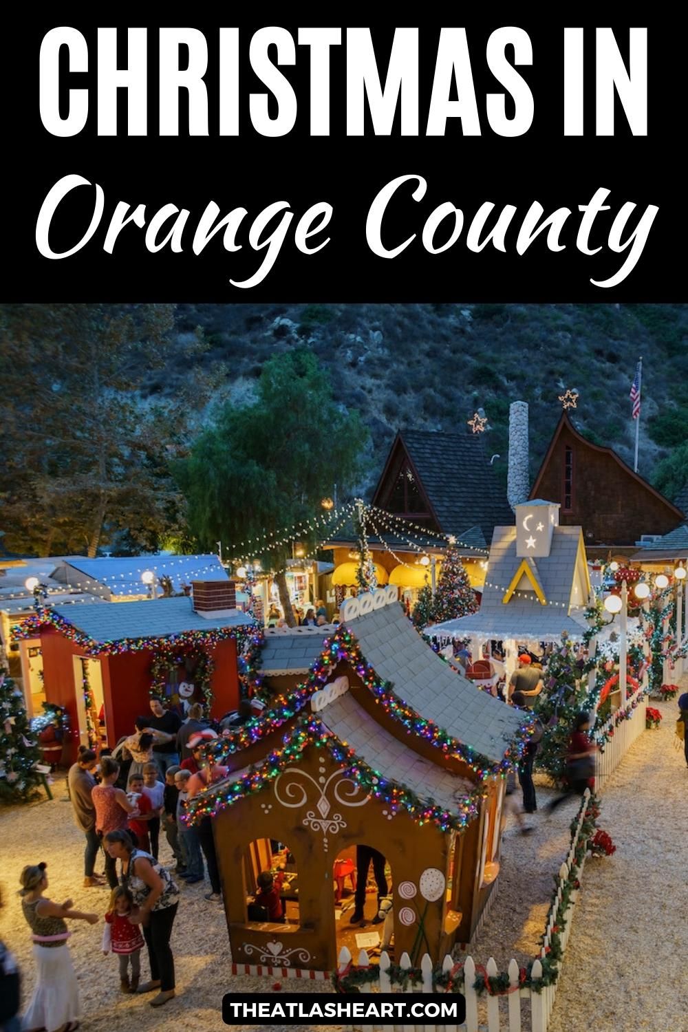 Christmas in Orange County Pin