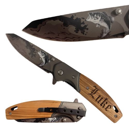 Product image for the personalized pocket knife.