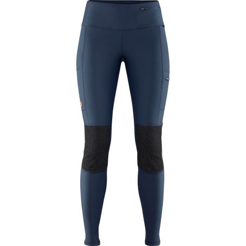 Product image for the Fjallraven Abisko Trekking Tights in dark blue.