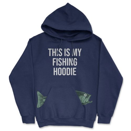 Product image for the "This Is My Fishing HOODIE" sweatshirt.
