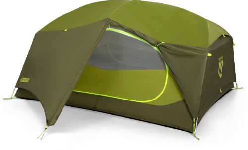 Product image for the NEMO Aurora 3P Tent in green.