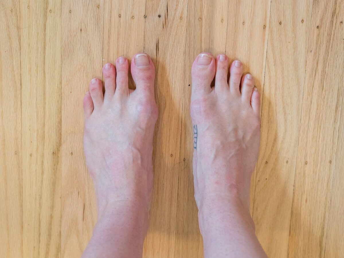 A snapshot of my feet